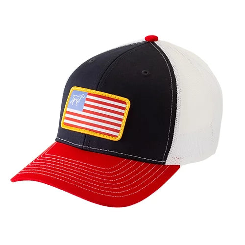 USA Patch Hat in Navy/Red/White