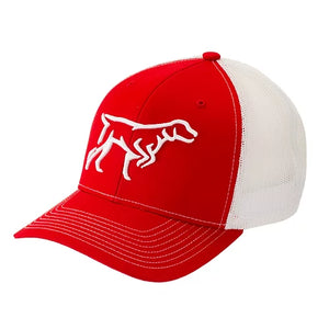 Fieldstone 3D Puff Hat in Red/White