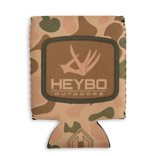 Heybo Old School Antlers Koozie in Old School Camo