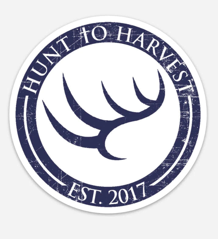 Hunt To Harvest Distressed Logo Sticker