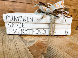 Pumpkin Spice Everything Bookwords