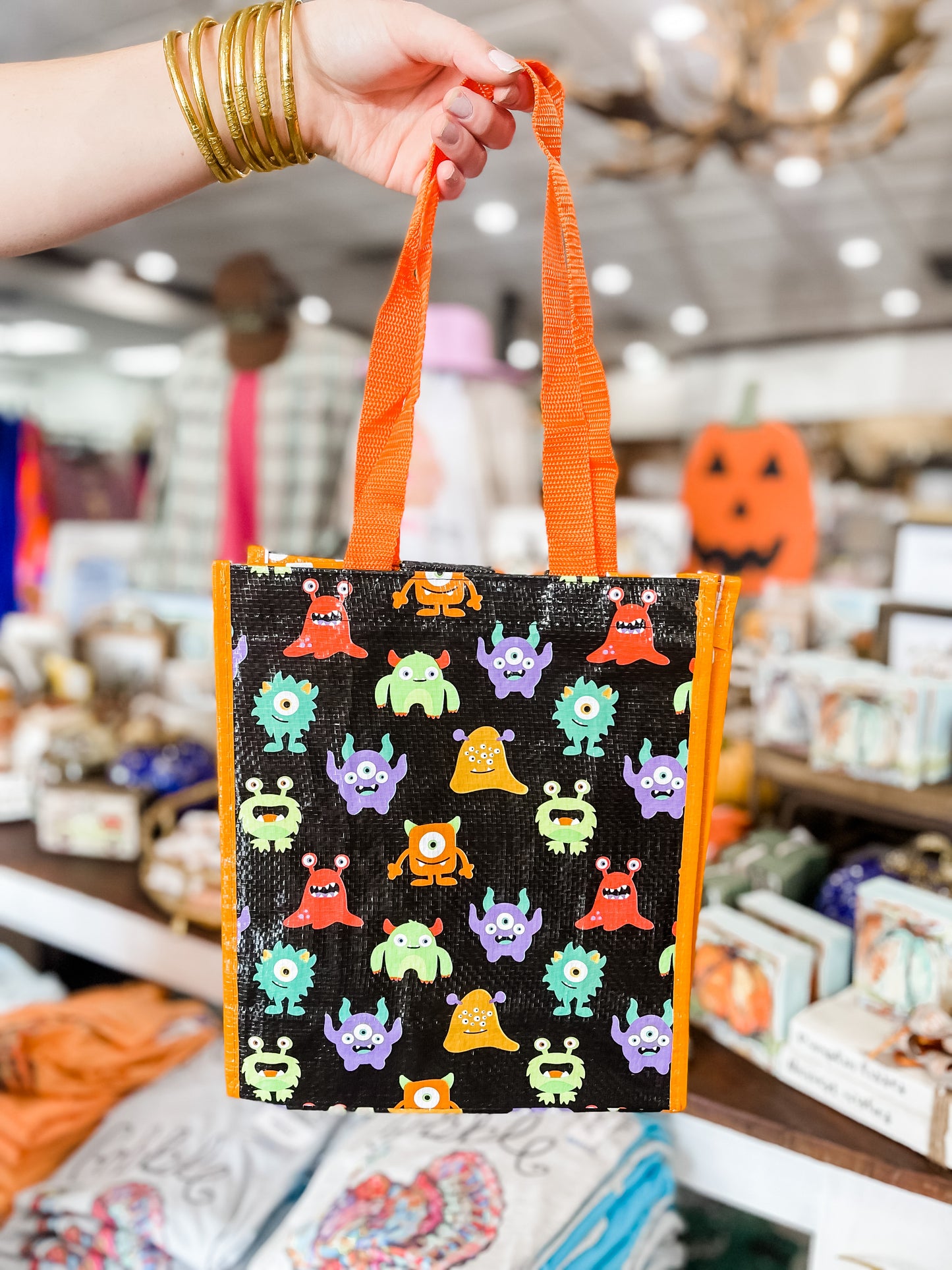 Candy Monster Halloween Tote