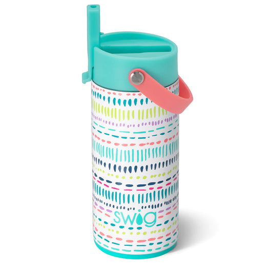 Dipsy Dots Flip + Sip Slim Tumbler (12oz)